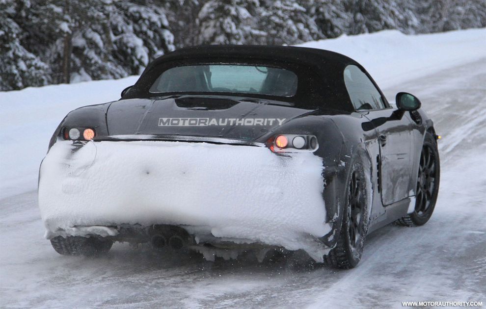 Nowe Porsche Boxster 2011 - zdjcie szpiegowskie
