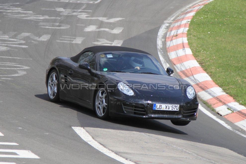 Nowe Porsche Boxster 2011 - zdjcie szpiegowskie