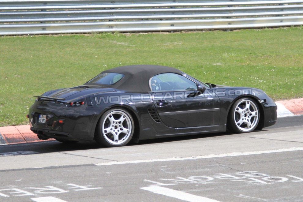 Nowe Porsche Boxster 2011 - zdjcie szpiegowskie