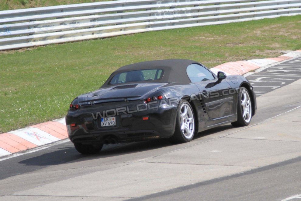 Nowe Porsche Boxster 2011 - zdjcie szpiegowskie