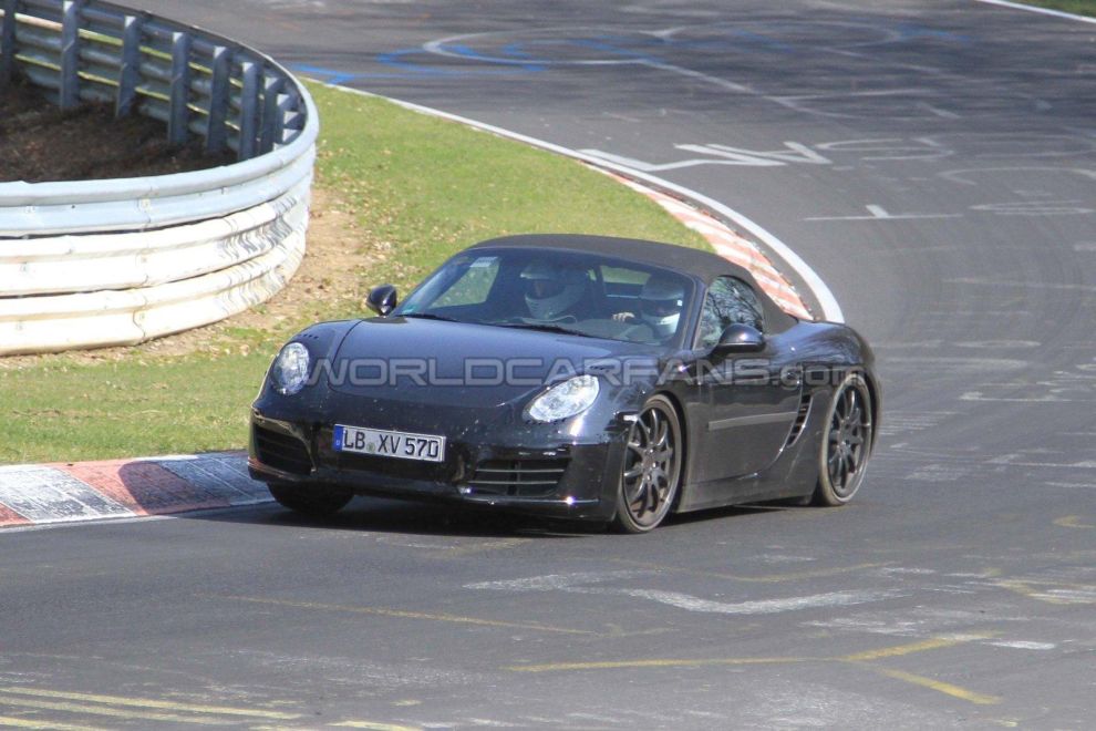 Nowe Porsche Boxster 2011 - zdjcie szpiegowskie