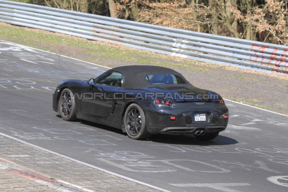 Nowe Porsche Boxster 2011 - zdjcie szpiegowskie