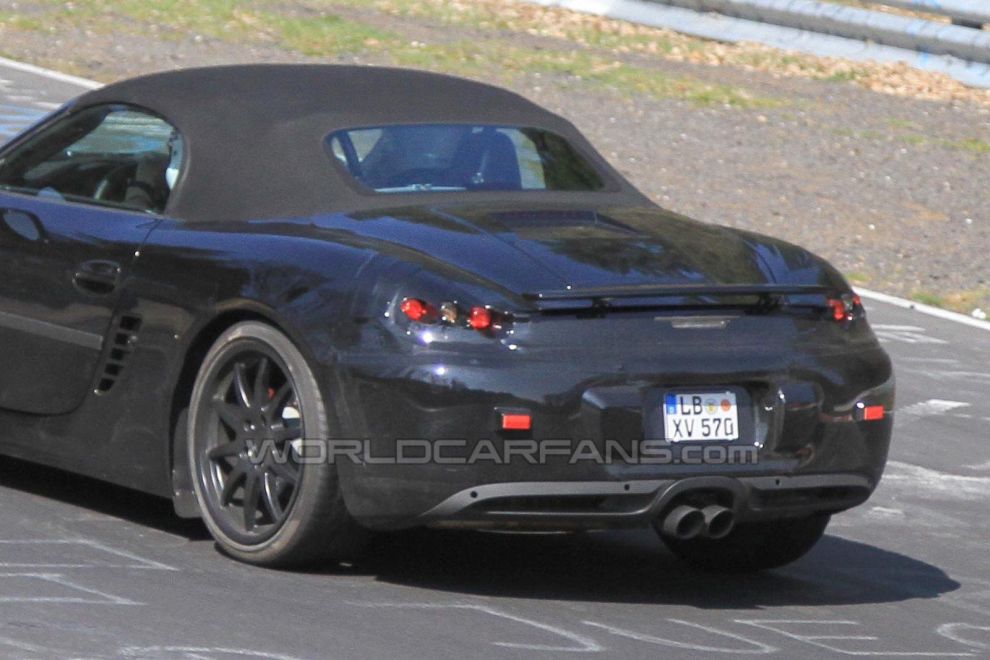 Nowe Porsche Boxster 2011 - zdjcie szpiegowskie