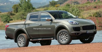 Porsche Cayenne Pickup na wizualizacji