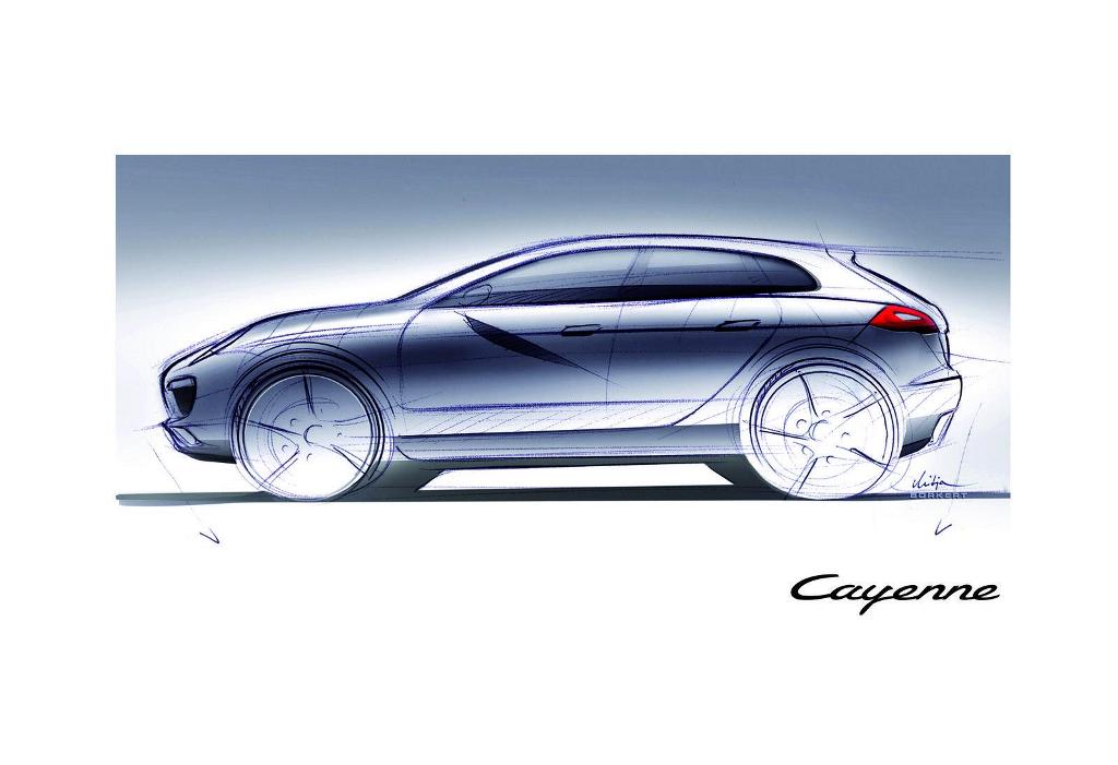 Porsche Cayenne Coupe - wizualizacja