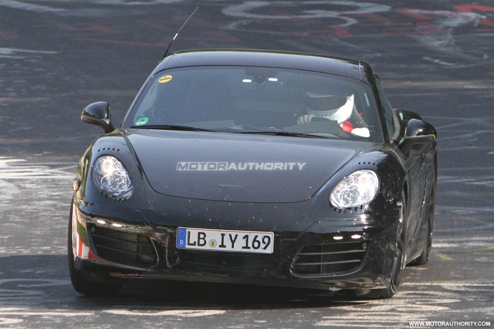 Porsche Cayman 2013 - zdjcia szpiegowskie