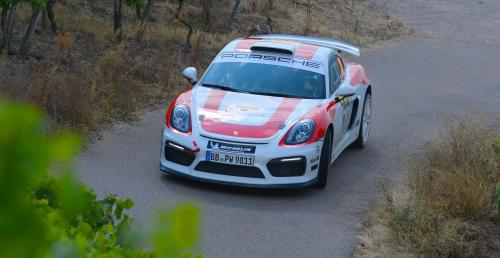 Porsche Cayman GT4 Rally Car