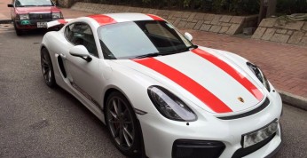 Porsche Cayman GT4 w malowaniu 911 R