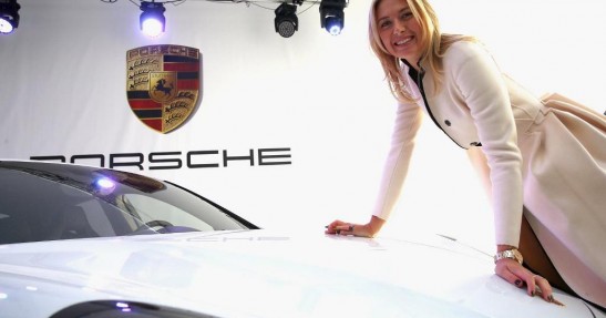Maria Sharapova i Porsche Panamera