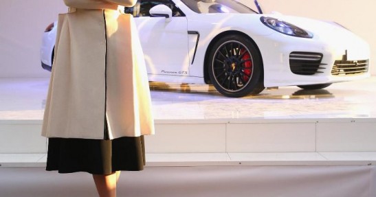 Maria Sharapova i Porsche Panamera
