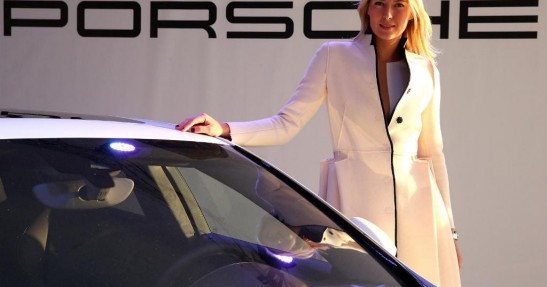 Maria Sharapova i Porsche Panamera