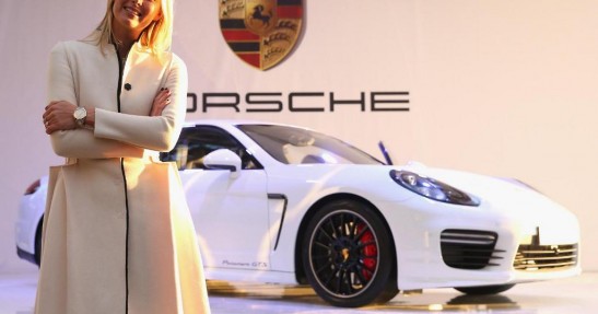 Maria Sharapova i Porsche Panamera