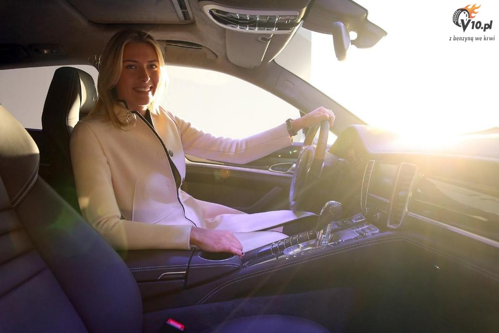 Maria Sharapova i Porsche Panamera