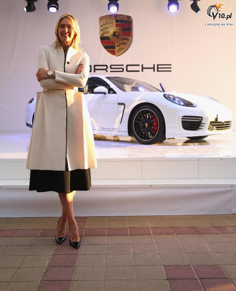 Maria Sharapova i Porsche Panamera