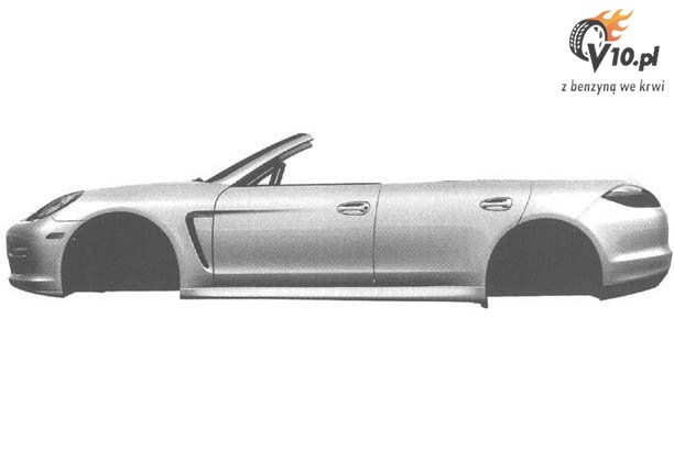 Nowe Porsche Panamera Cabrio - szkic