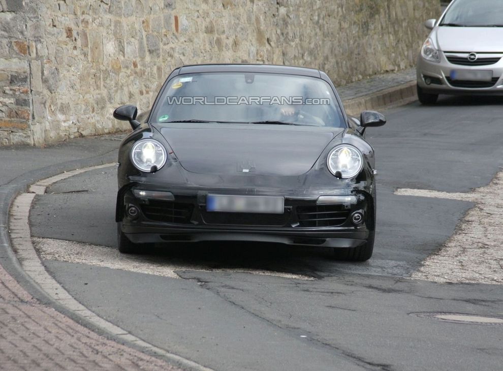 Nowe Porsche 911 2012 - zdjcie szpiegowskie