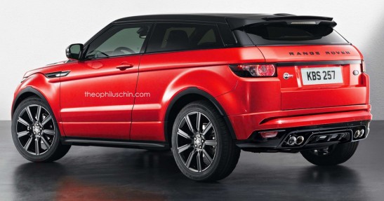 Range Rover Evoque SVR - wizualizacja