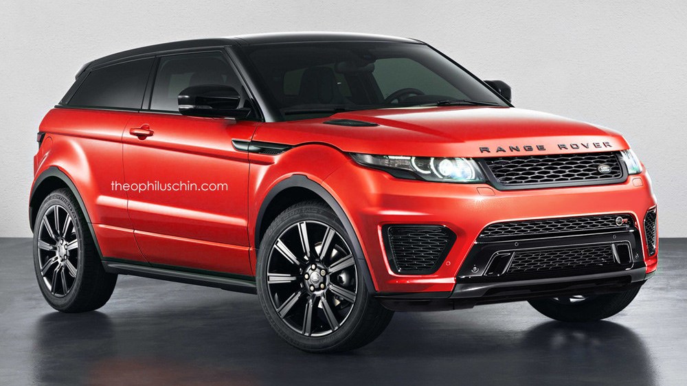 Range Rover Evoque SVR - wizualizacja