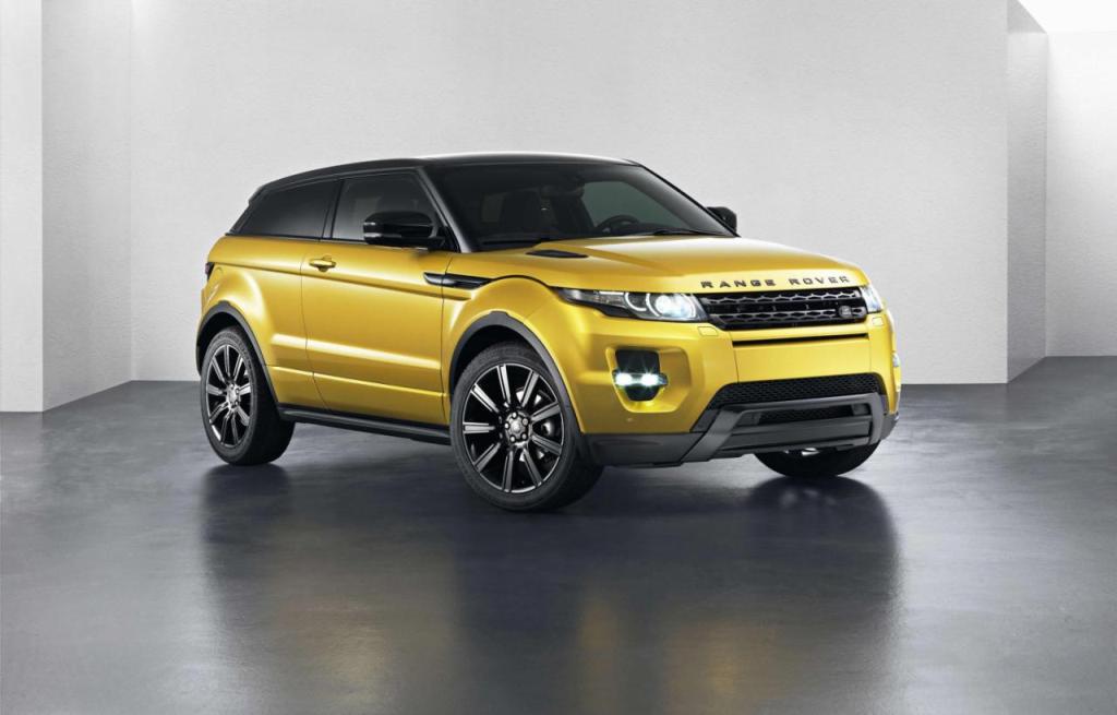 Range Rover Evoque Sicilian Yellow