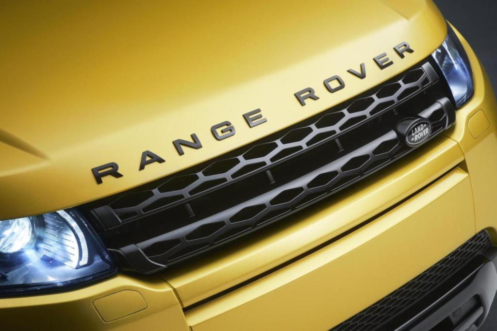Range Rover Evoque Sicilian Yellow