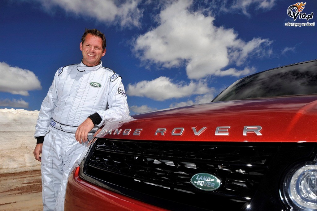 Range Rover Sport na Pikes Peak