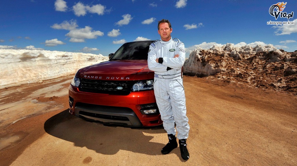 Range Rover Sport na Pikes Peak