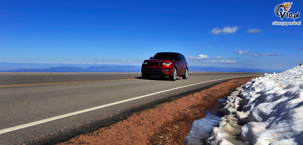 Range Rover Sport na Pikes Peak
