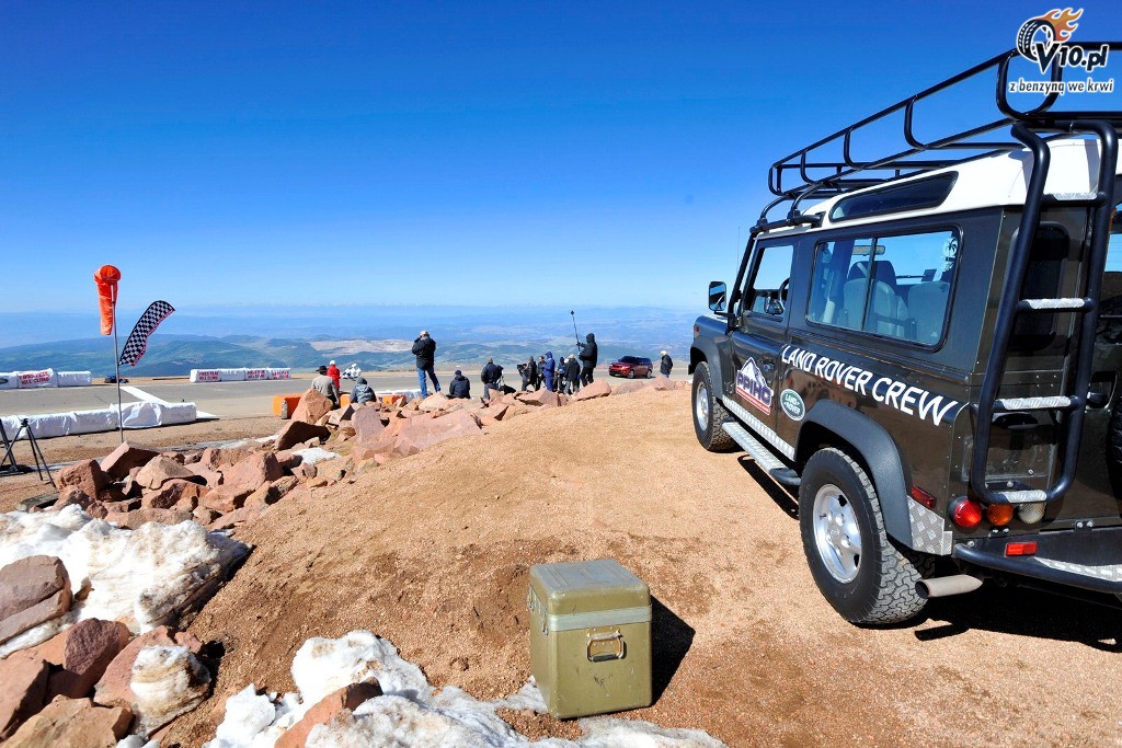 Range Rover Sport na Pikes Peak