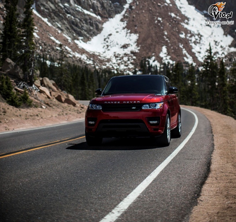 Range Rover Sport na Pikes Peak