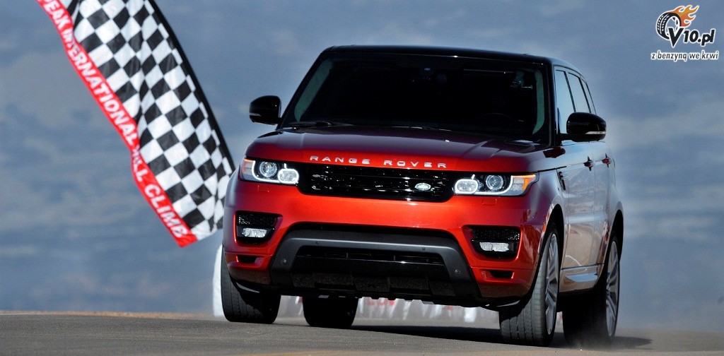 Range Rover Sport na Pikes Peak