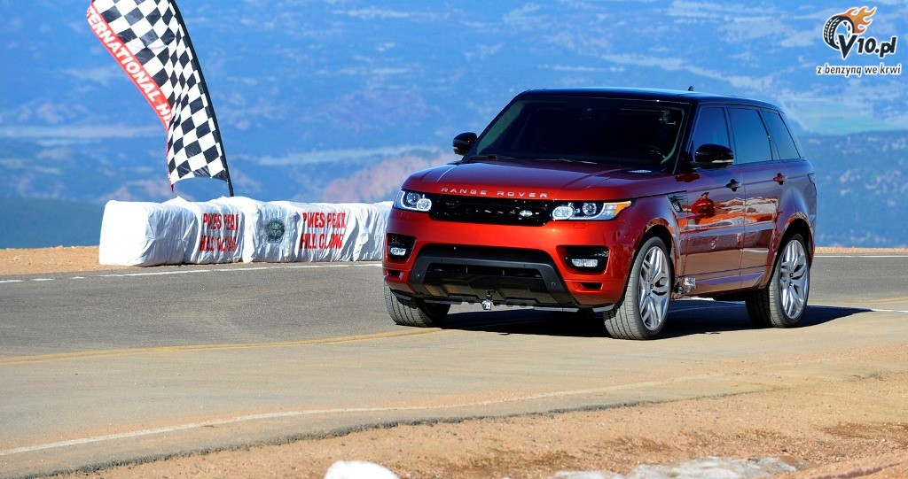 Range Rover Sport na Pikes Peak