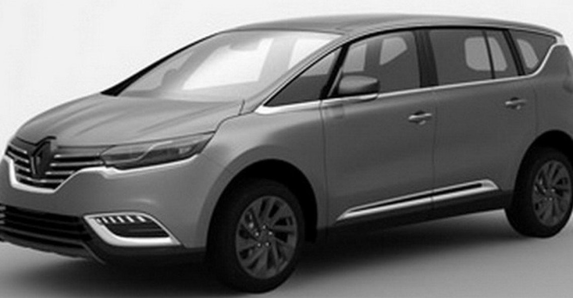 Renault Espace - rysunek patentowy
