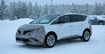 Renault Espace - odświeżony minivan przyłapany na testach