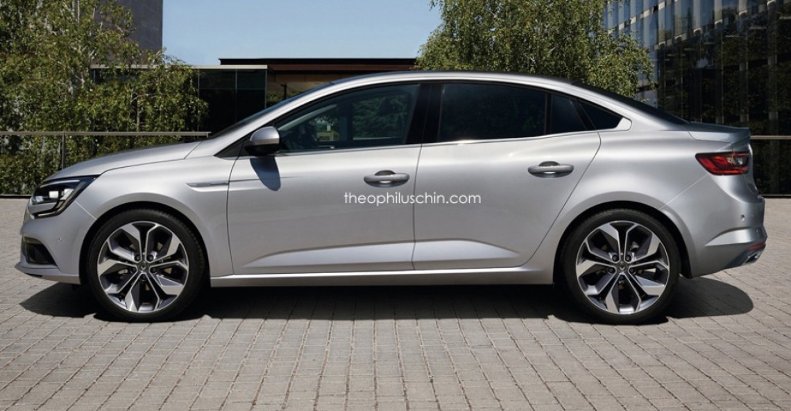 Nowe Renault Fluence - wizualizacja