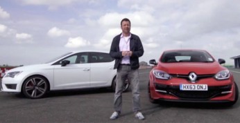 Video: Seat Leon Cupra vs Renault Megane RS - pojedynek gorących...