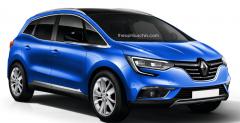 Renault Scenic 2016 - wizualizacja