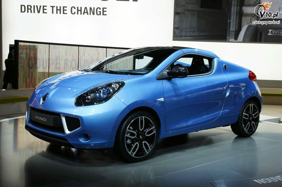 Nowe Renault Wind 2010 - Twingo Cabrio - Geneva Motor Show 2010