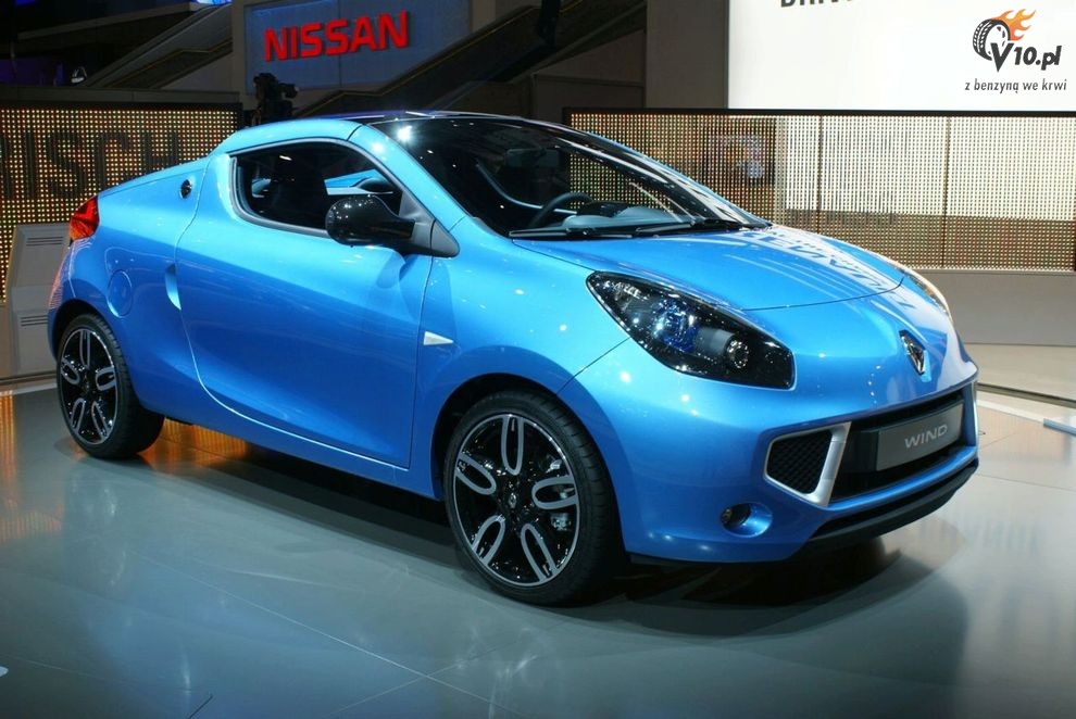 Nowe Renault Wind 2010 - Twingo Cabrio - Geneva Motor Show 2010