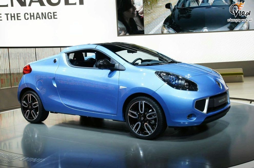 Nowe Renault Wind 2010 - Twingo Cabrio - Geneva Motor Show 2010
