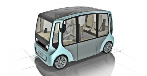 Rinspeed MicroMax - przyszłość komunikacji miejskiej i taxi