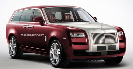 Rolls Royce Cullinan - wizualizacja