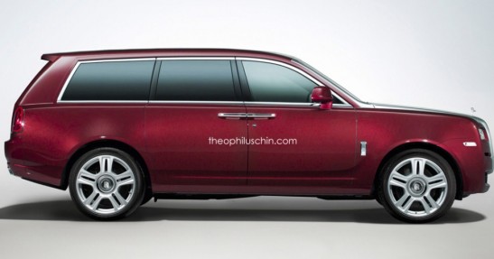 Rolls Royce Cullinan - wizualizacja