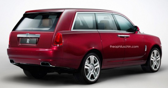 Rolls Royce Cullinan - wizualizacja