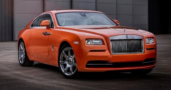 Rolls Royce Wraith Orange