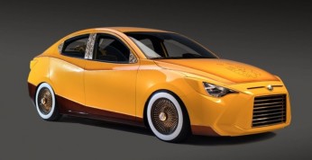Dziwaczny Scion iA Lowrider gotowy na SEMA