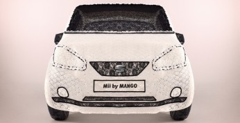Seat Mii wykonany z... koronkowej bielizny