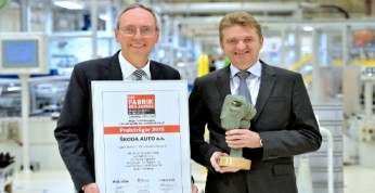 Zakład Skody w Vrchlabi z tytułem fabryki roku