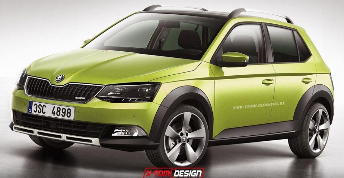 Skoda Fabia Scout - wizualizacja