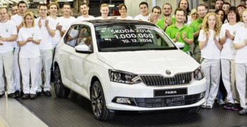 Skoda wypodukowała 1 mln aut w niecały rok