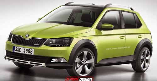 Skoda Fabia Scout - wizualizacja